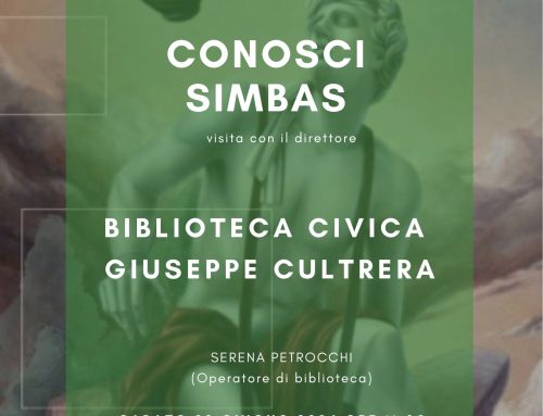 CONOSCI SIMBAS – BIBLIOTECA CIVICA GIUSEPPE CULTRERA – Serena Petrocchi