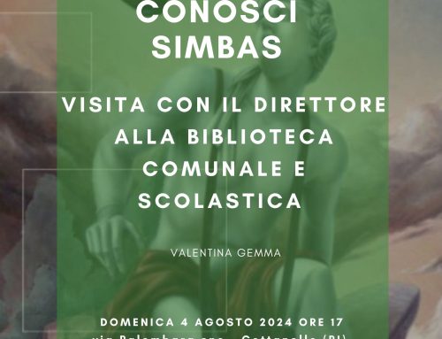 CONOSCI SIMBAS – BIBLIOTECA COMUNALE E SCOLASTICA DI COTTANELLO – Visita con Valentina Gemma